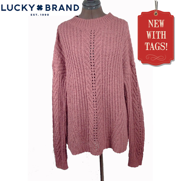 New With Tags Lucky Brand Sweater - Picture 1 of 7